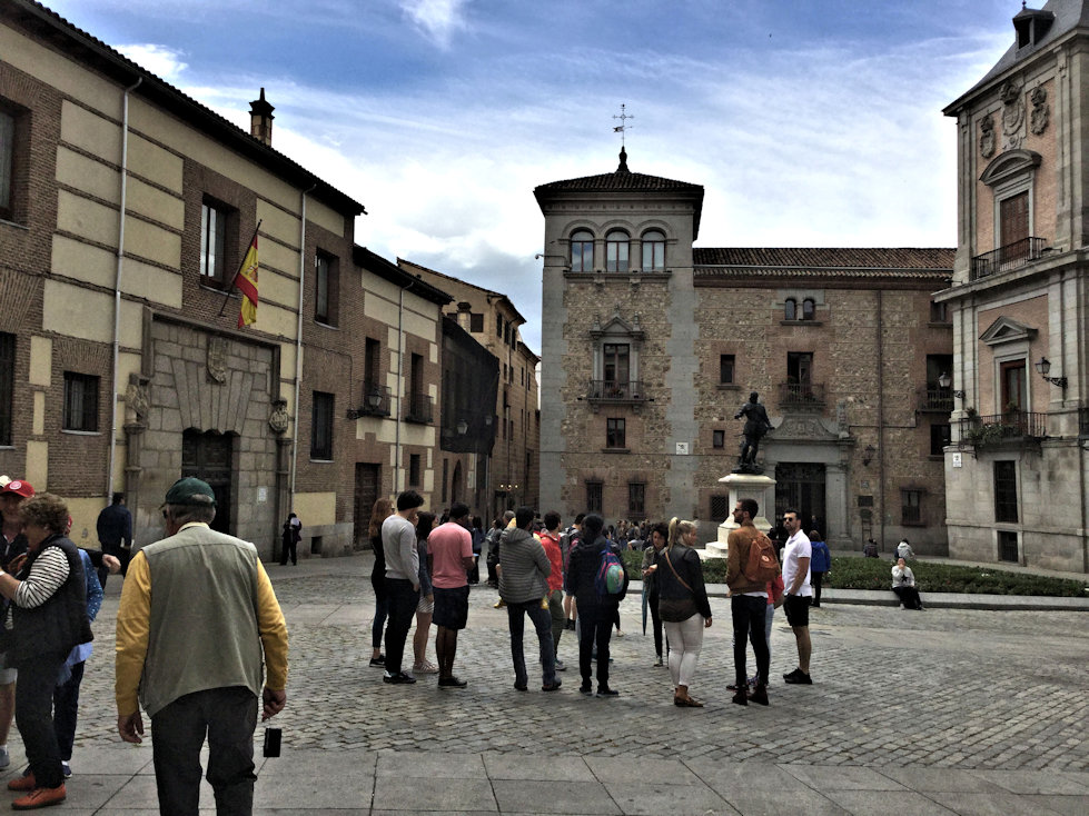 Old Town Madrid photograph